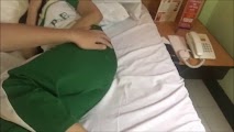 Nakasuot pa ng PE uniform ang Dalagang Bumisita