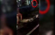 Kababalaghan kuha sa action cam ng isang rider