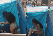 Binosohan na, Pinagjakolan pa ang Naliligong Dalaga
