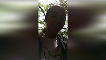 Nauhaw ang dalaga sa hiking