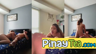 Gustong Gusto Ni Ate Girl Ang Kumambyo Sa Kama Habang Libog Na Libog