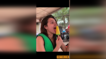 Sana matikman ko rin ang kanyang ice cream